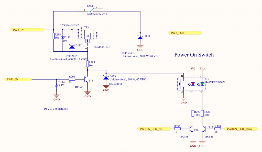 p channel fet